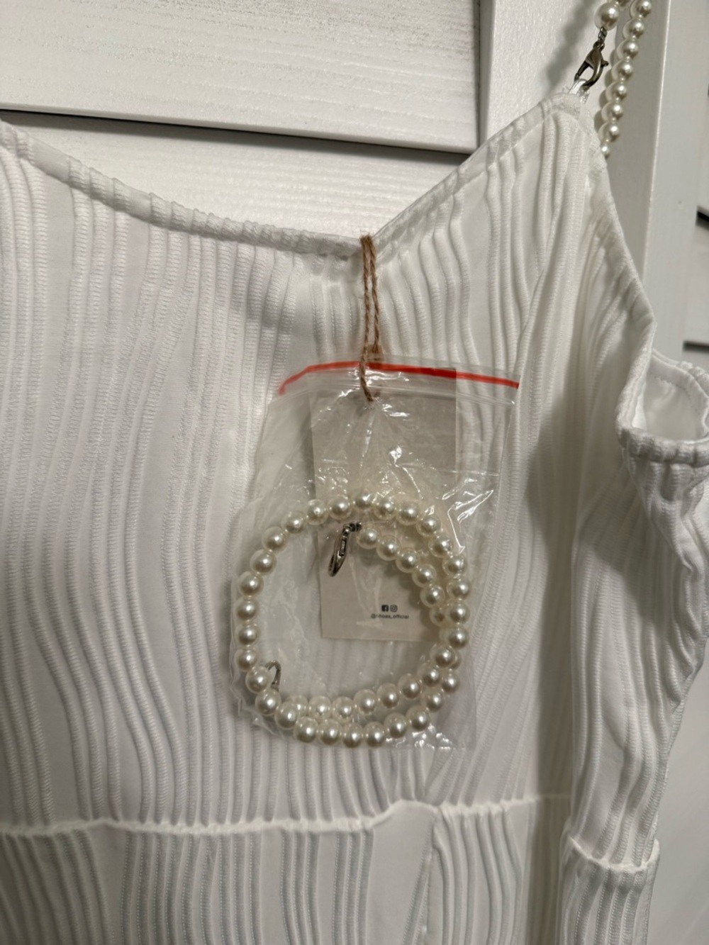 Mango Cream Spaghetti-Strap Midi Dress - Picture 4 of 4